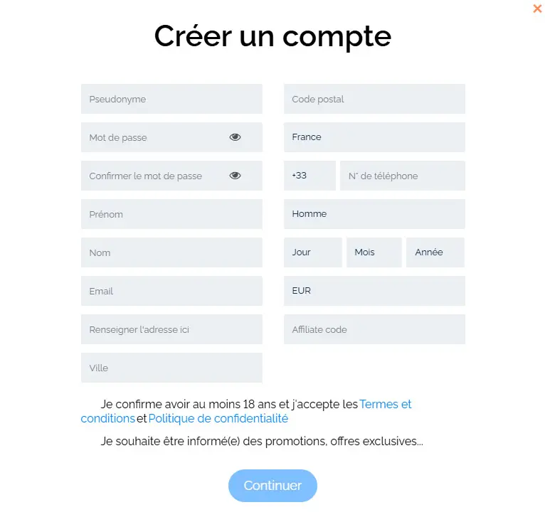 JEETPLAY CASINO registration process