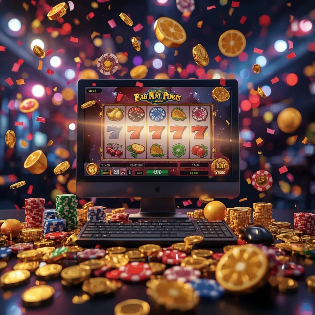 slot machines on the monitor JEETPLAY CASINO