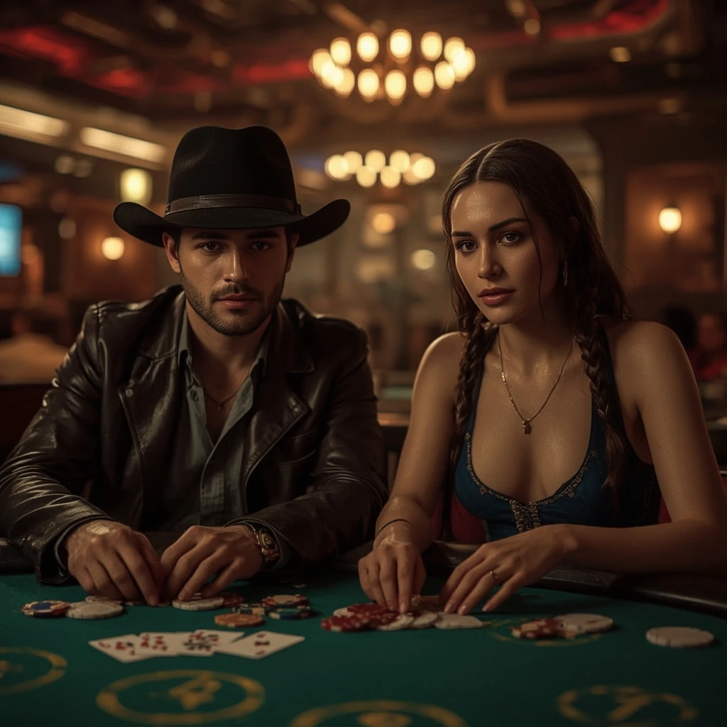 photo of two poker players JEETPLAY CASINO